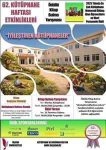Kütüphane Haftası (06-10 Nisan) Etkinlikleri