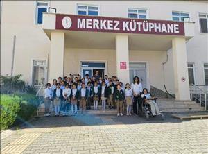 75.Yıl Ziya Gökalp İlkokulu 3-F Sınıfından Yalova Üniversitesi Merkez Kütüphanesi’ne  Ziyareti